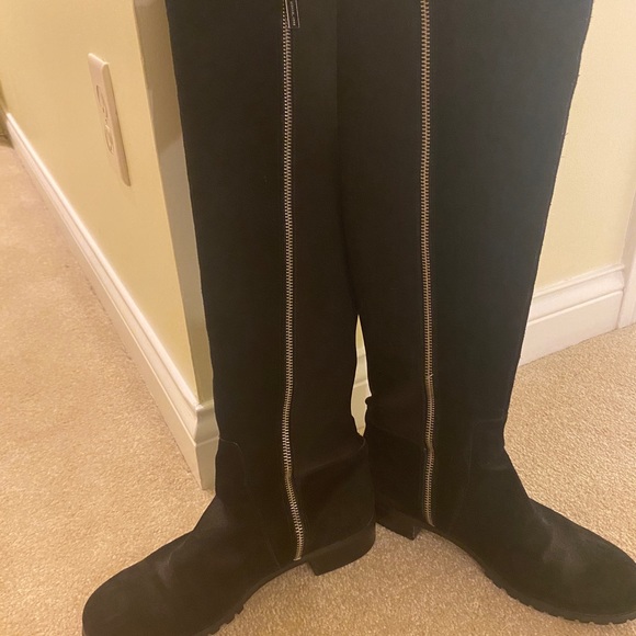 Michael Kors Black Suede over the knee boots - Picture 3 of 3